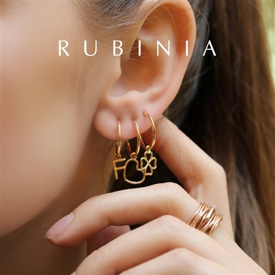 Boucle d'oreilles unique Rubinia Femme Filo d' Amore in Or jaune OR70G-1248G - OR70G-1248G